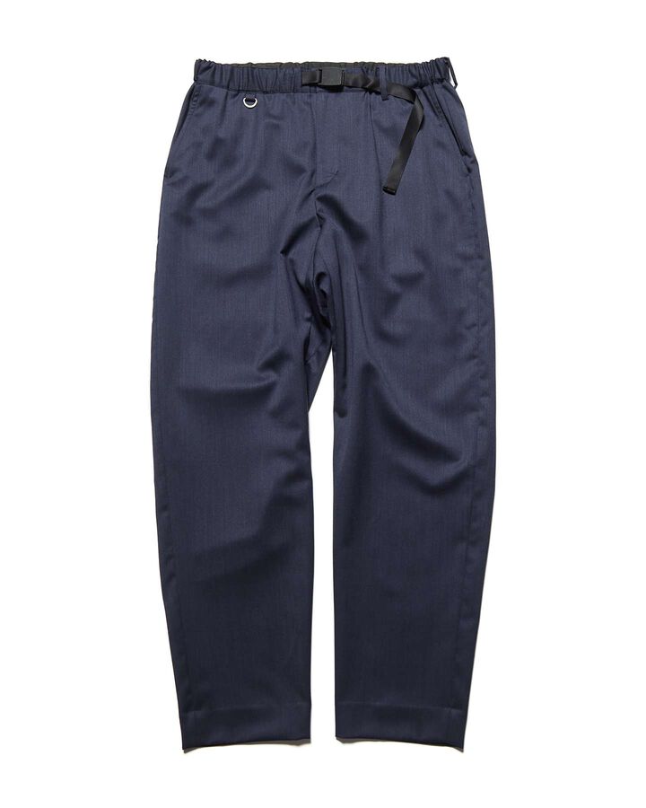 WOOL GABARDINE SLIM-FIT ACTIVE SLACKS,NAVY, medium