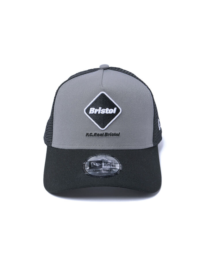 NEW ERA EMBLEM 9FORTY A-FRAME MESH CAP,GRAY, medium image number 1