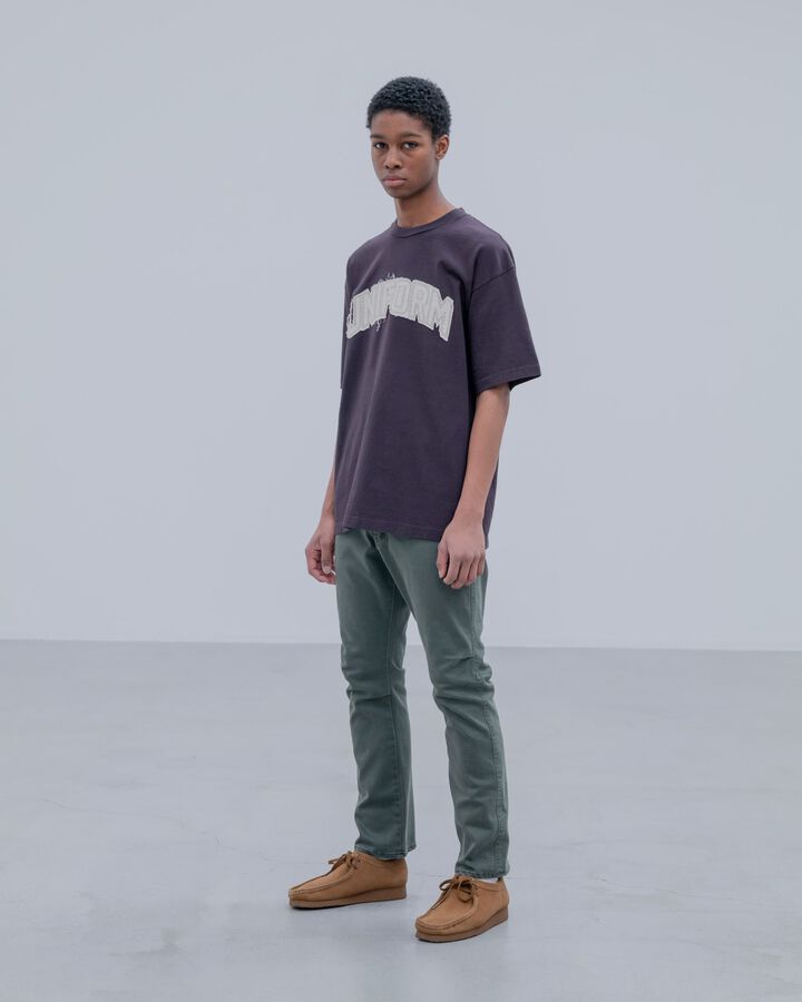 CUT-OUT LOGO TEE,LIGHT BLUE, medium image number 5