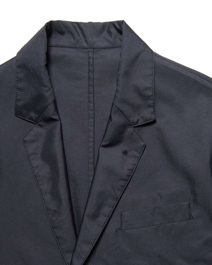 BROADCLOTH WIDE EASY JACKET,BLACK, medium image number 2