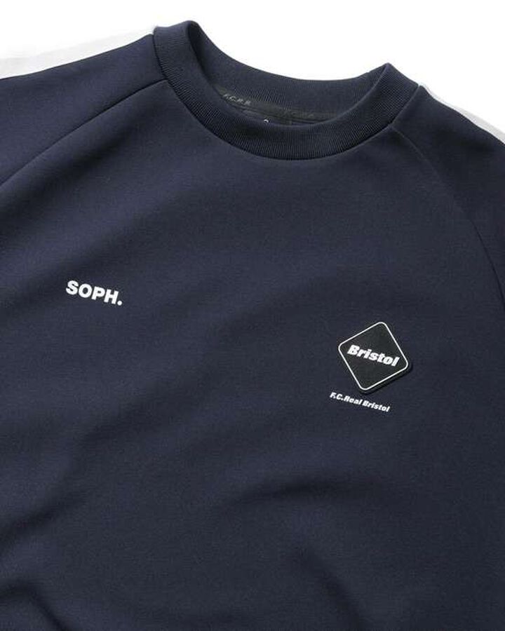 TRAINING TRACK CREWNECK TOP,NAVY, medium image number 2