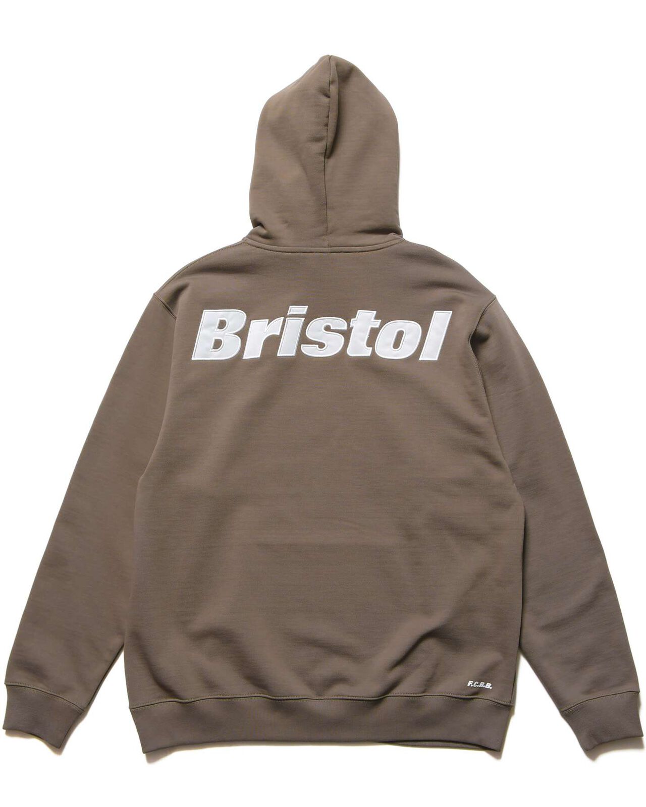 BRISTOL BAGGY SWEAT HOODIE,GREIGE, large image number 1