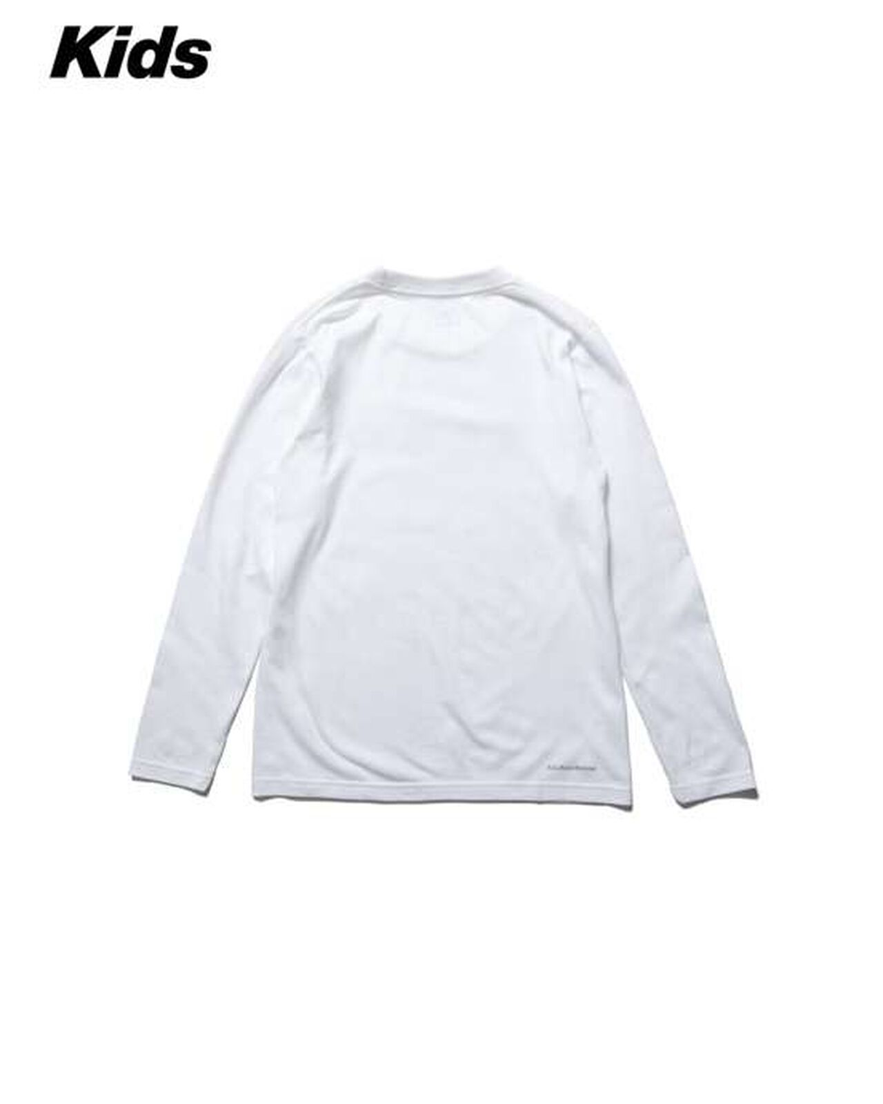 EFFECT LINE LOGO L/S TEE,WHITE, large image number 1