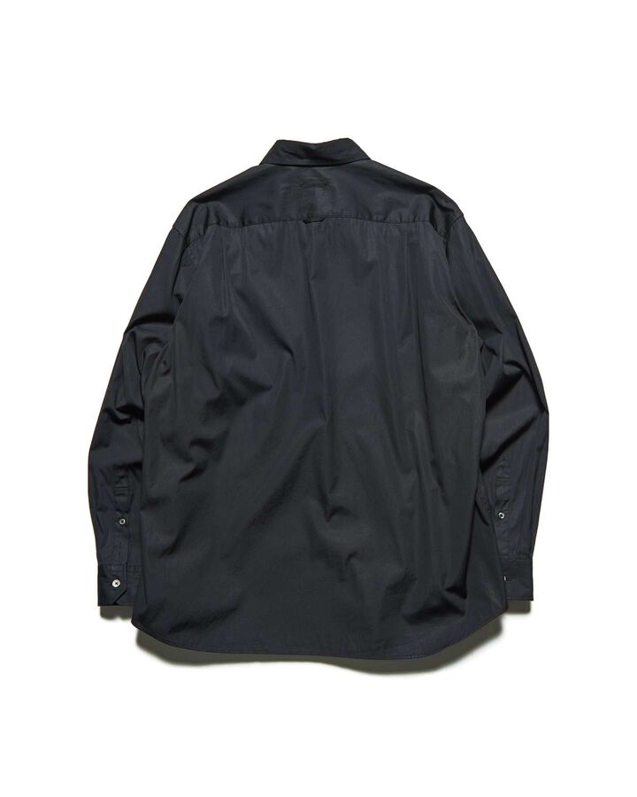 SUVIN GIZA SWITCHING RELAX-FIT SHIRT,BLACK, medium image number 1