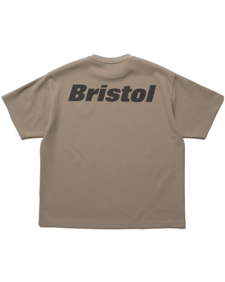 TECH WAFFLE S/S LOUNGE TOP,GREIGE, medium image number 1