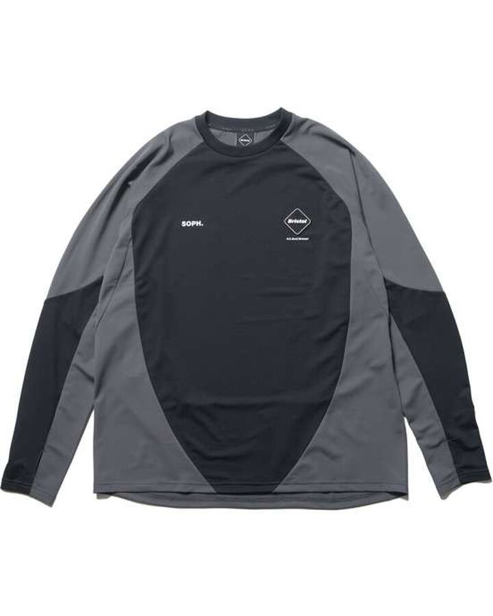 STREAM LINE L/S TOP,BLACK, medium