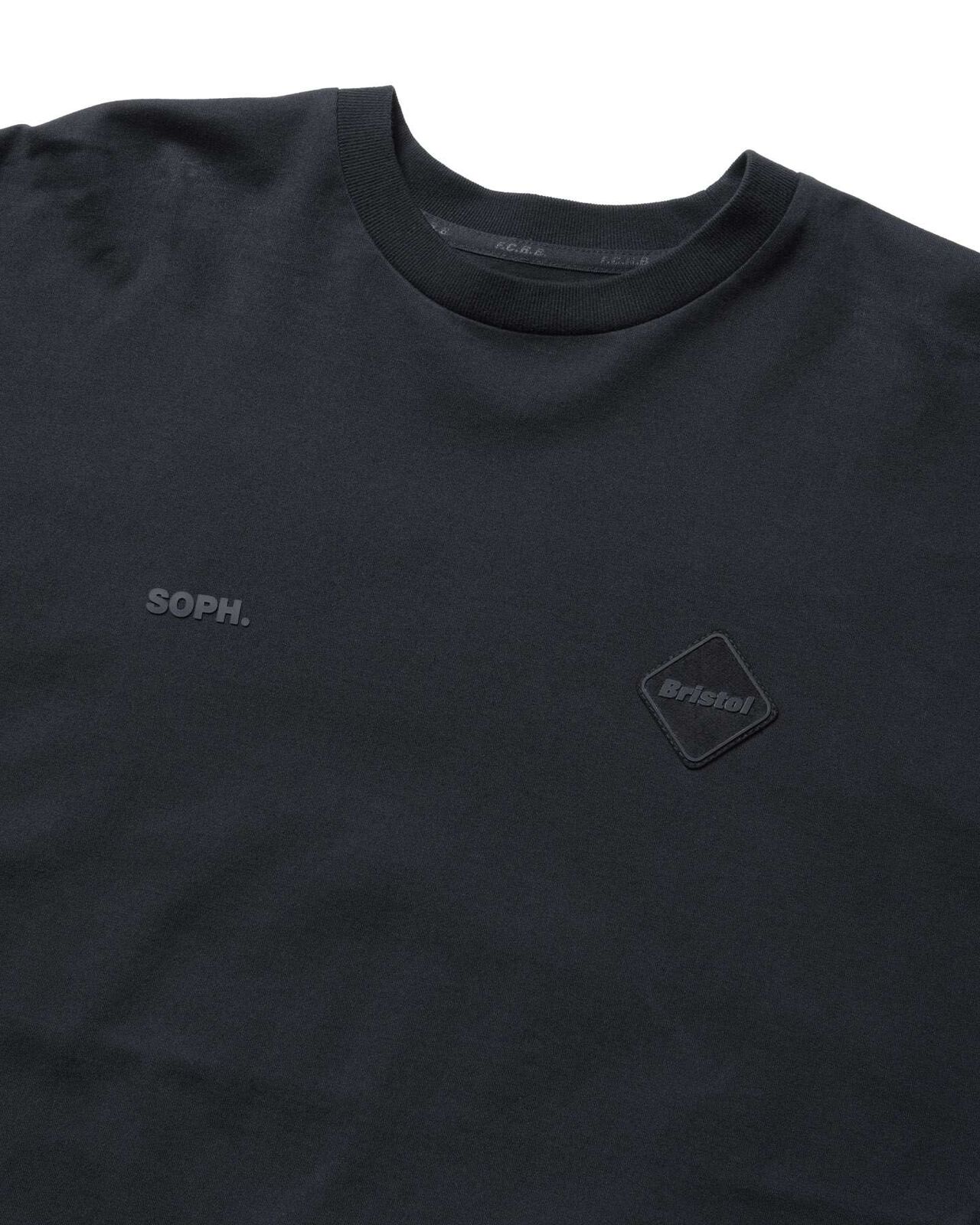 CUT-OFF LOGO L/S TEE,BLACK, large image number 3