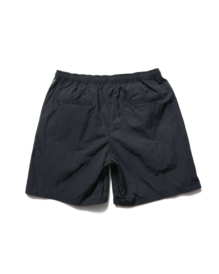 NYLON CHAMBRAY PRACTICE SHORTS,BLACK, medium image number 1
