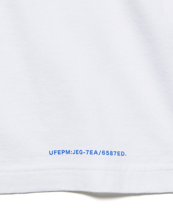 STENCIL LOGO TEE,WHITE, medium image number 3