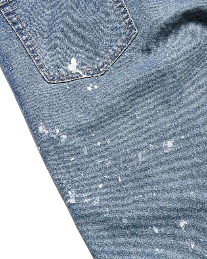 DAMAGED REGULAR-FIT JEANS,INDIGO, medium image number 5