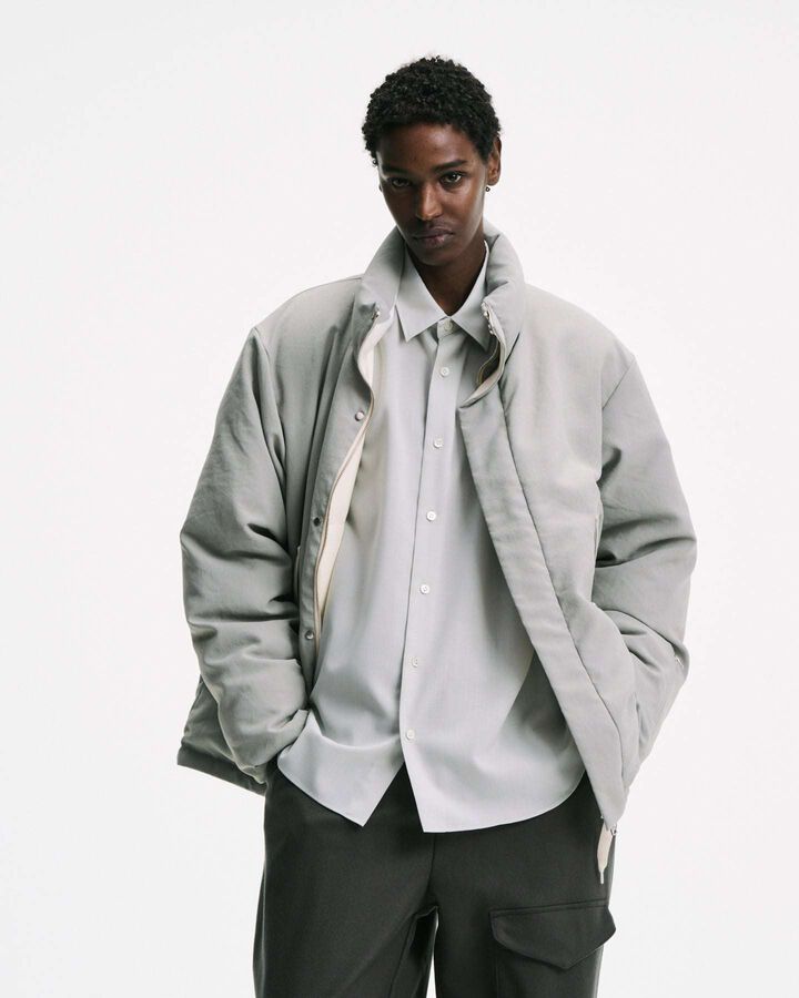 HOLLOW TUSSAH DOWN JACKET,SAGE, medium image number 6