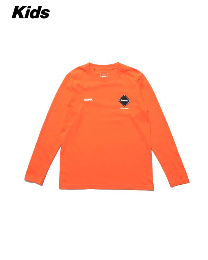 AUTHENTIC L/S TEE,ORANGE, medium