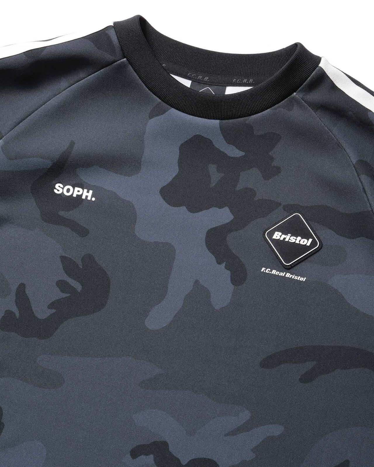 TRAINING TRACK CREWNECK TOP,CAMOUFLAGE, large image number 2