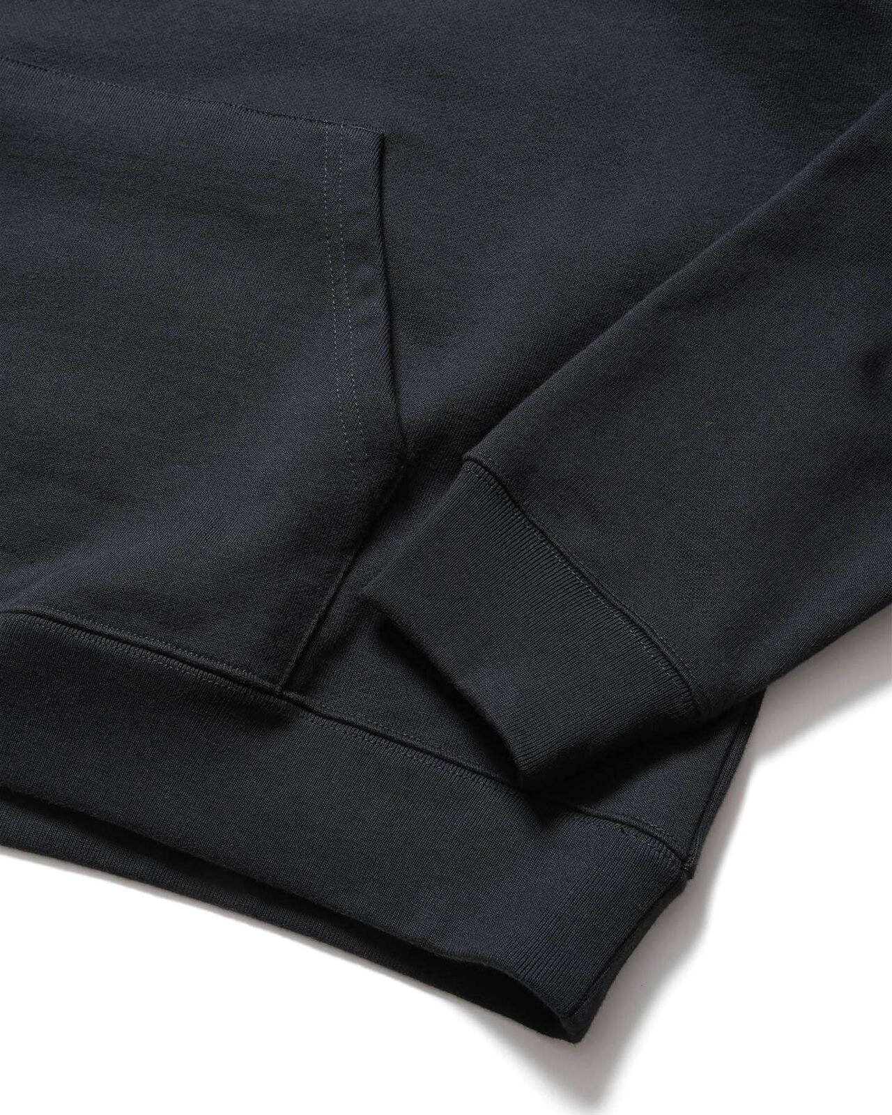 BRISTOL BAGGY SWEAT HOODIE,BLACK, large image number 3