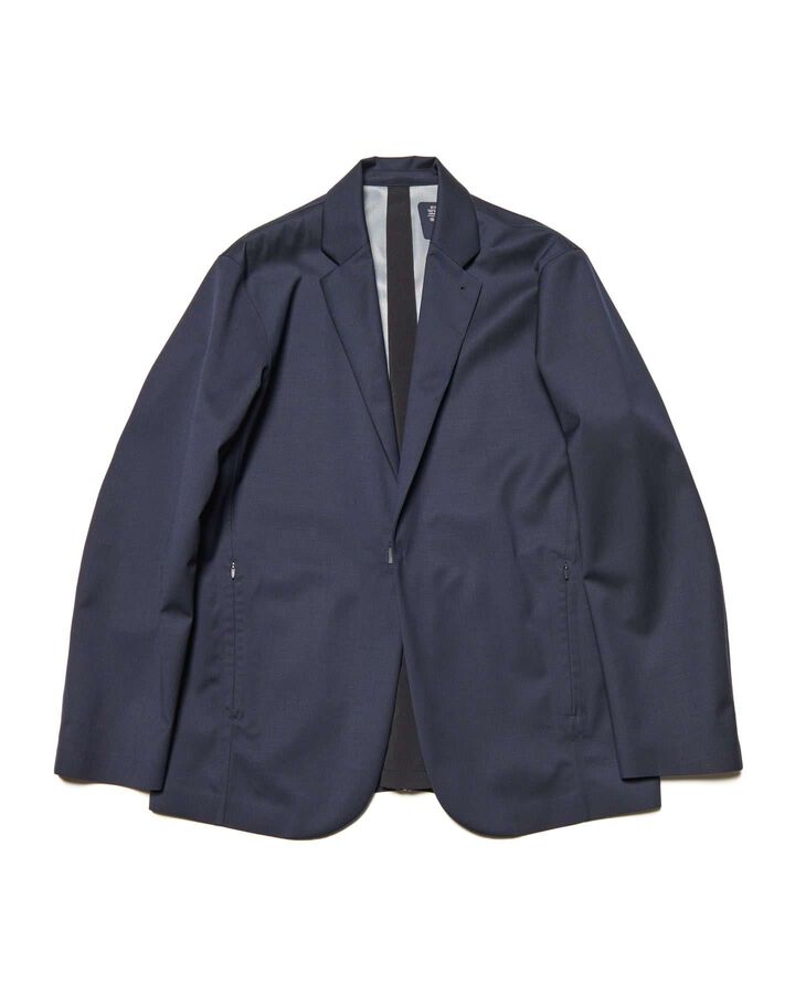 3LAYER WOOL TECH JACKET,NAVY, medium