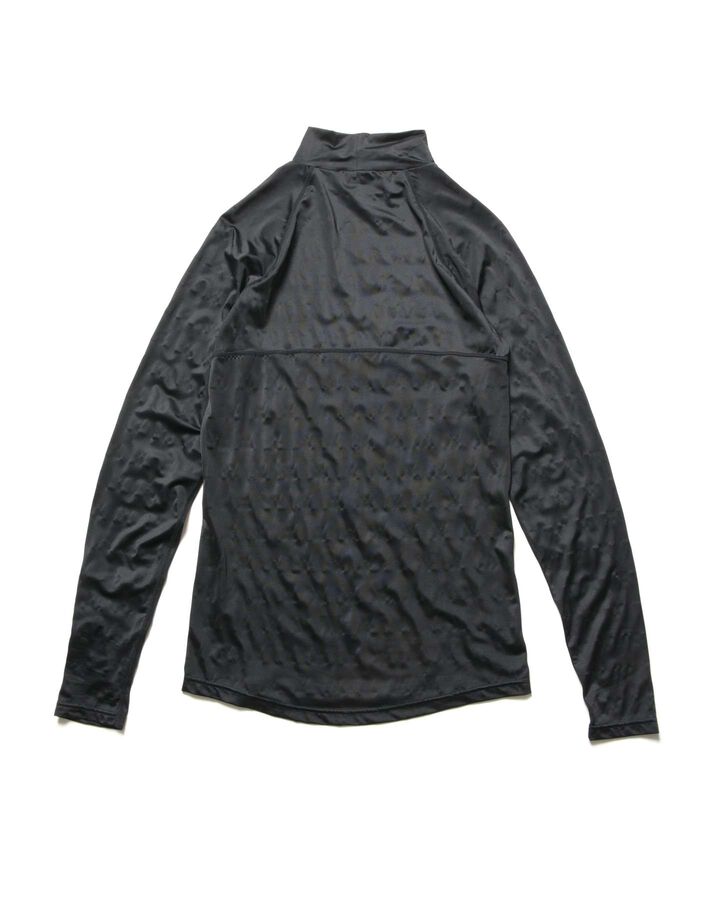 FREEZE TECH MOCKNECK L/S TOP,BLACK, medium image number 1