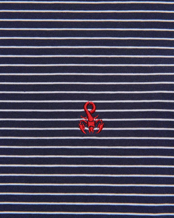 SCORPION BORDER WIDE TEE,NAVY, medium image number 3