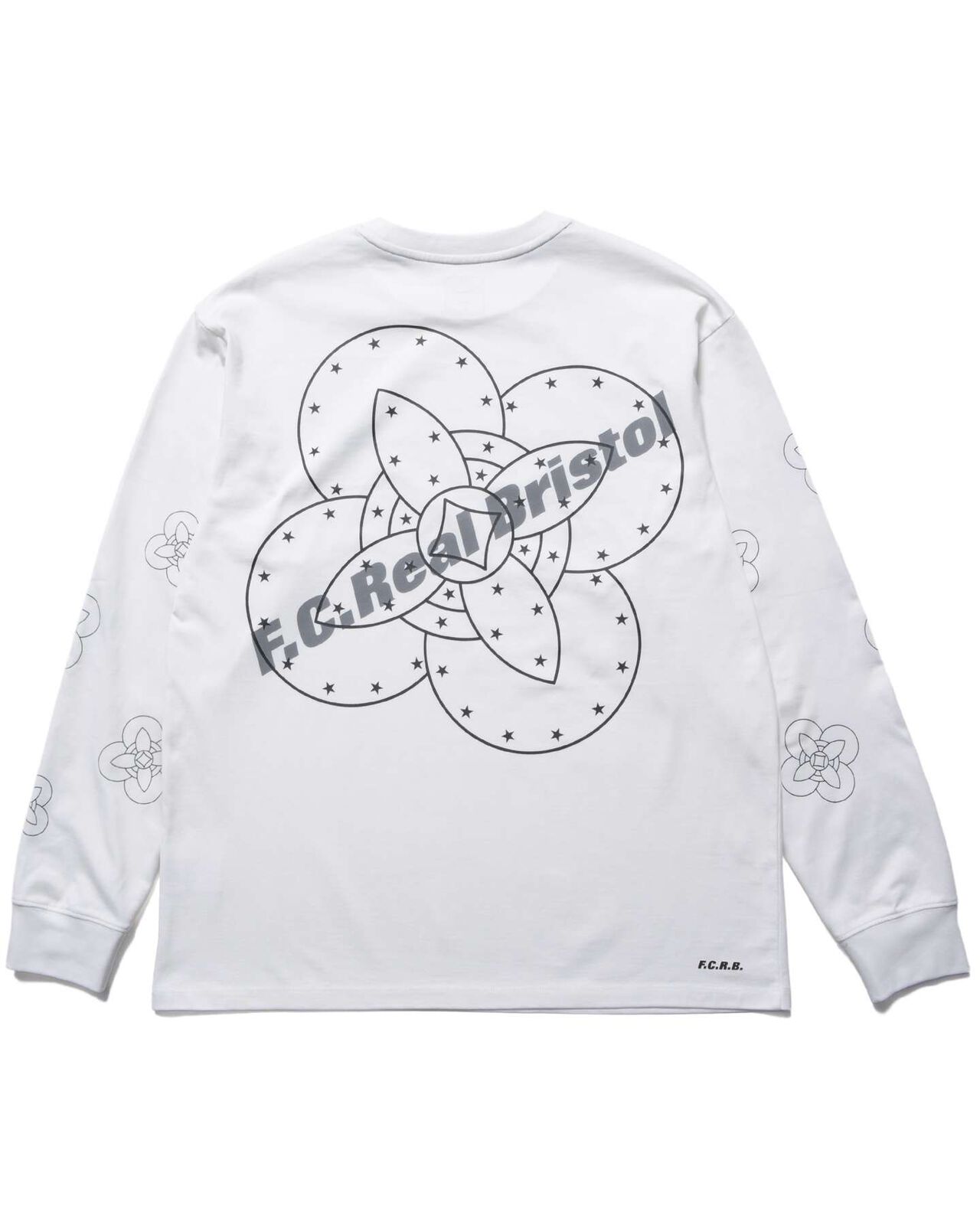 56STARS L/S TEE,WHITE, large image number 1