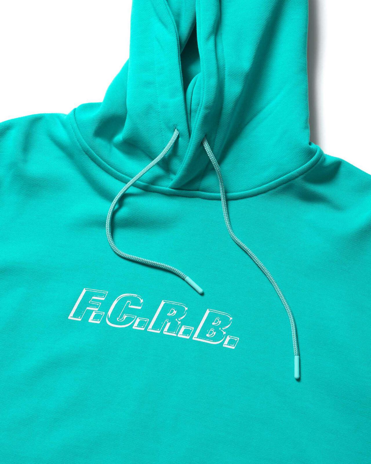 SHADOW EMBLEM SWEAT HOODIE,TURQUOISE, large image number 2