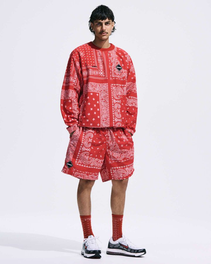 BANDANA NYLON PISTE,RED, medium image number 8