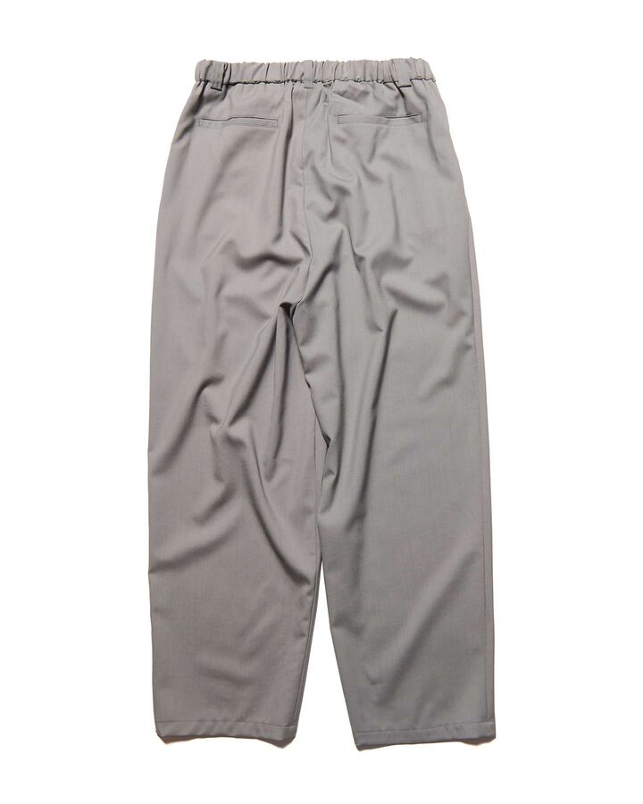 WASHBLE WOOL TAPERED BOLD PANTS,GREIGE, medium image number 1