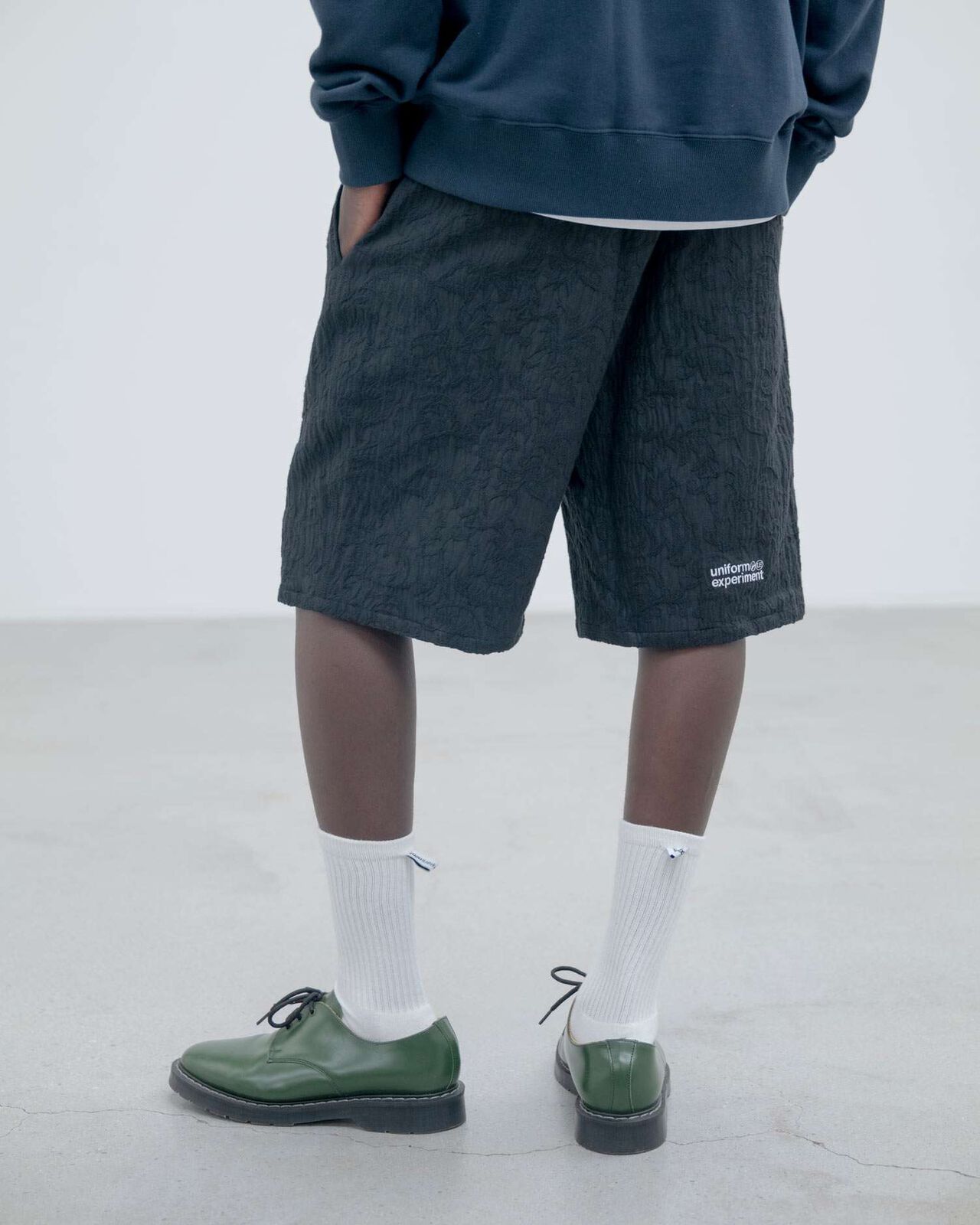 JACQUARD EASY SHORTS,BLACK, large image number 5