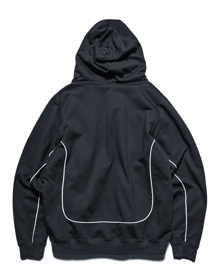 FOOTBALL SWEAT HOODIE,BLACK, medium image number 1