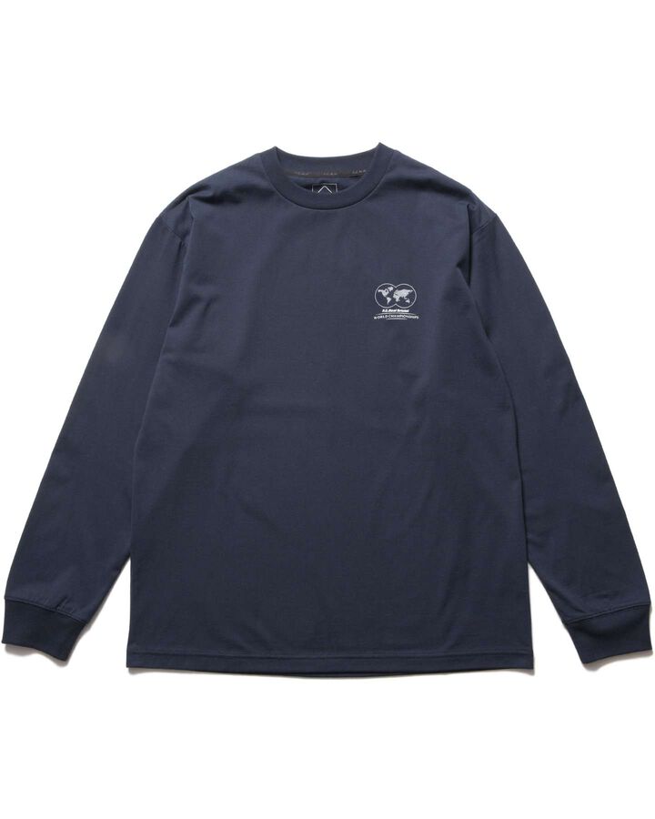 CHAMPIONSHIPS L/S TEE,NAVY, medium