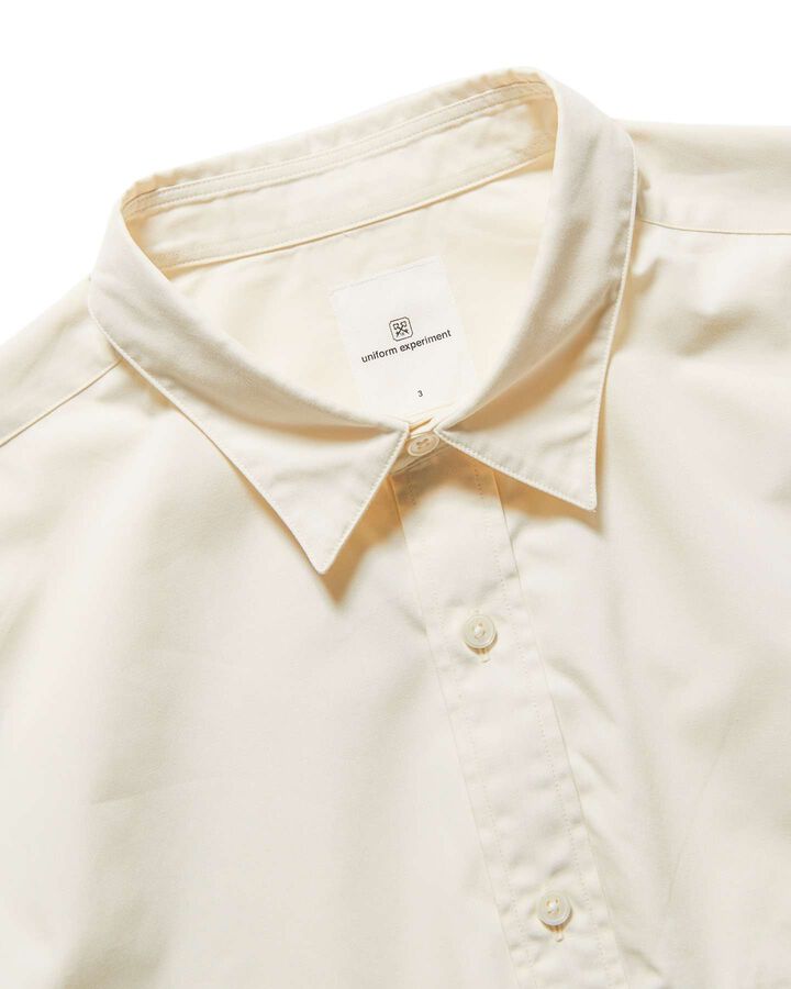 COTTON WEATHER FIELD BAGGY SHIRT,BEIGE, medium image number 3