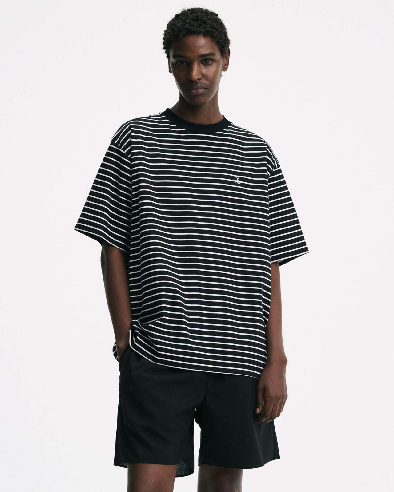 SUPIMA COTTON WIDE TEE,A, large image number 4