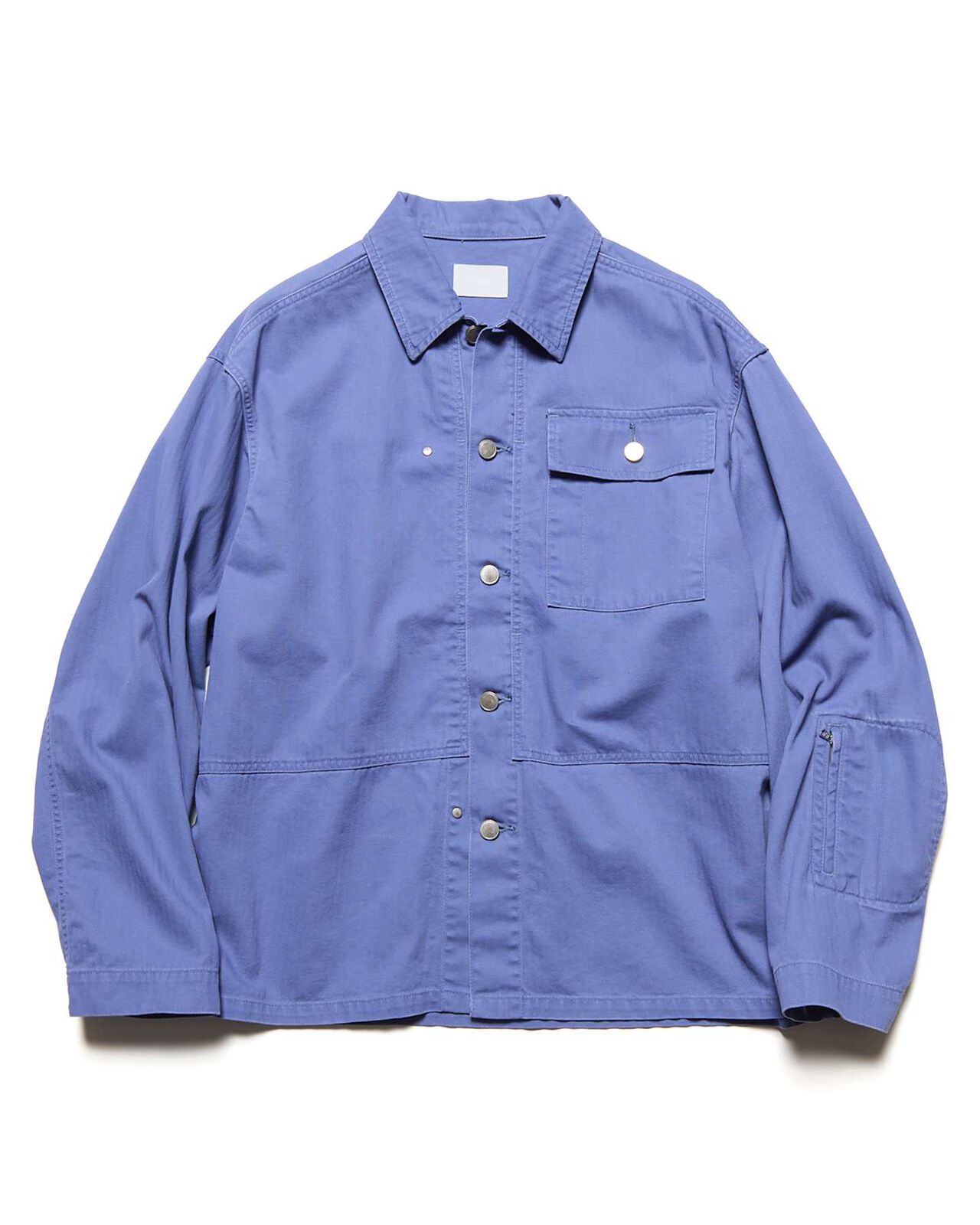 DAMAGED MILITARY BLOUSON,BLUE, large image number 0