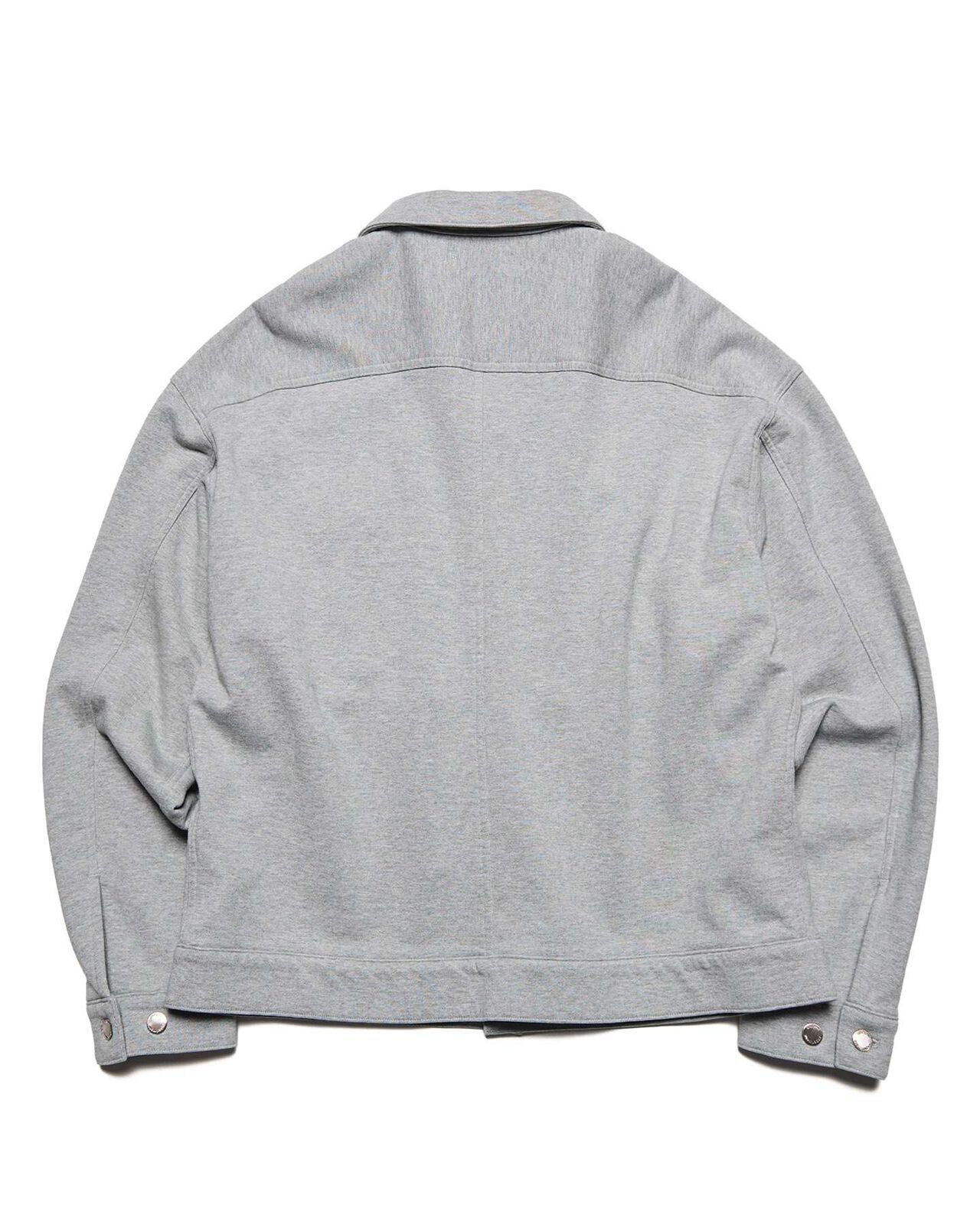 SWEAT TRUCKER JACKET,GRAY, large image number 1