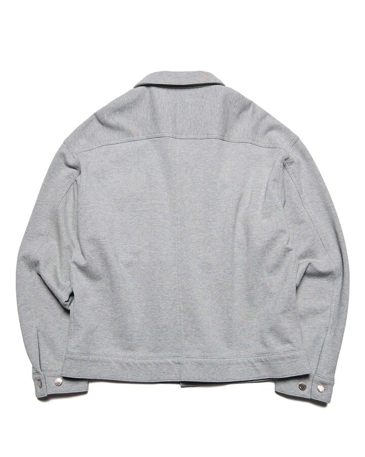 SWEAT TRUCKER JACKET,GRAY, medium image number 1