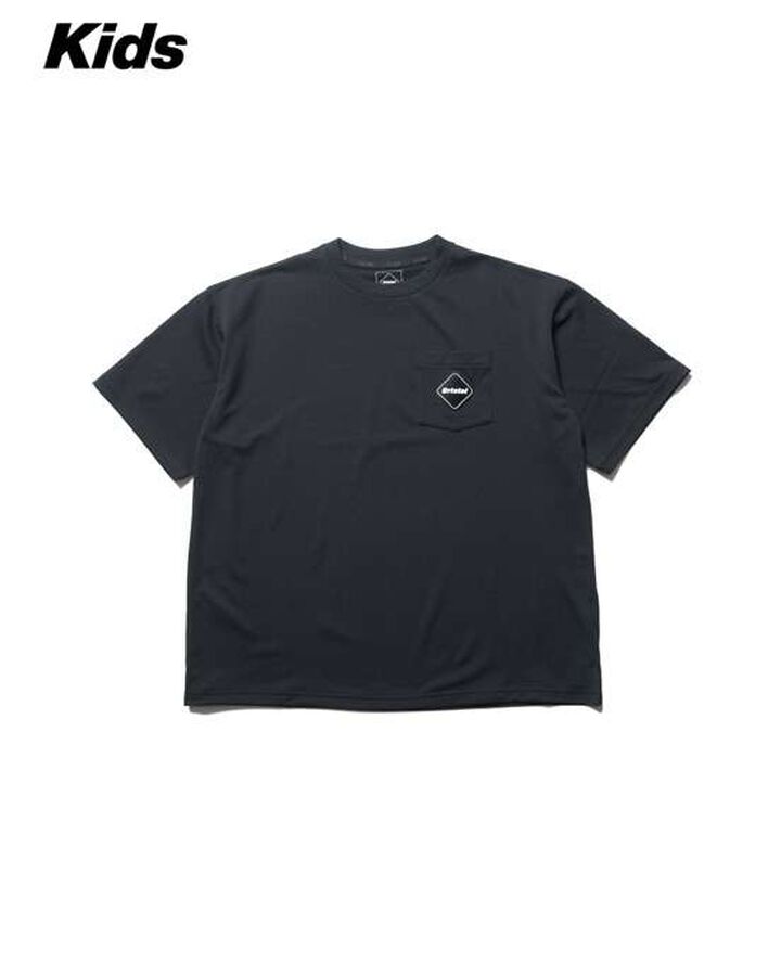 EMBLEM POCKET TEE,BLACK, medium
