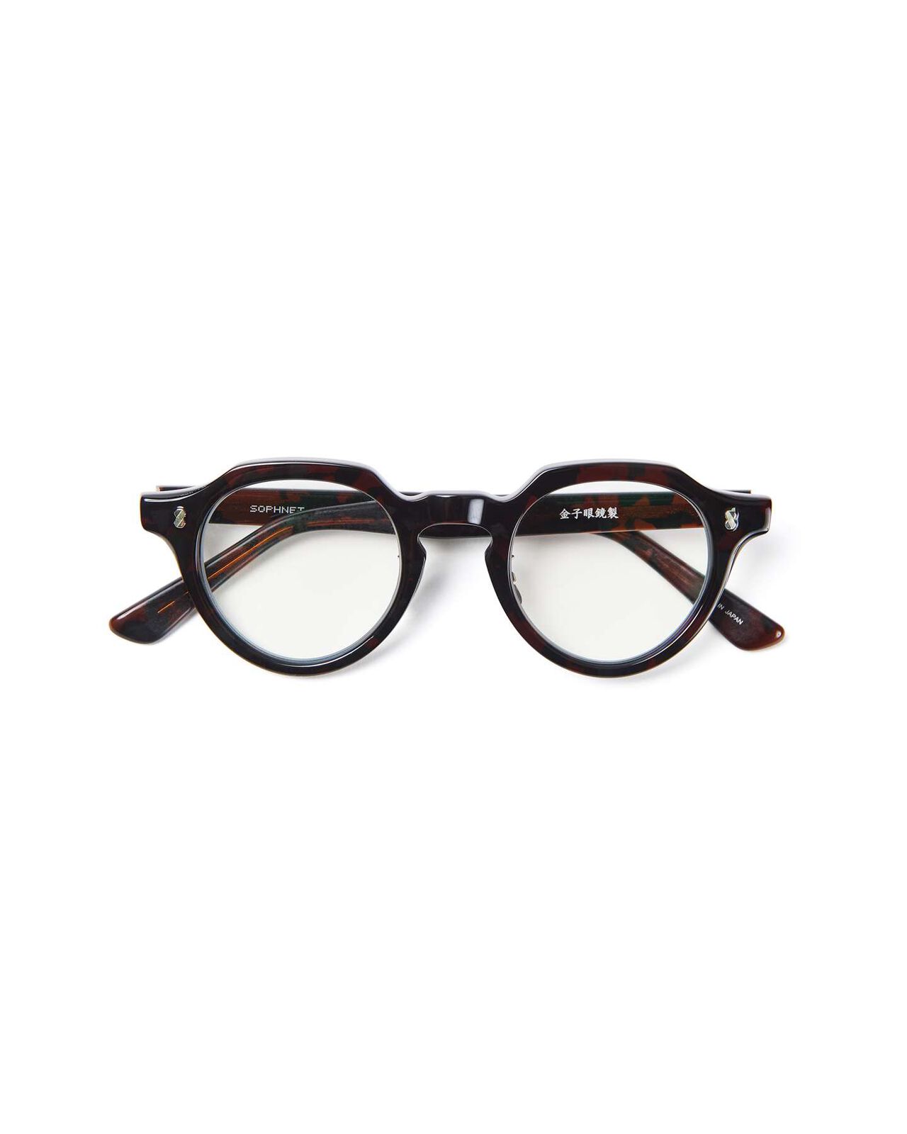 備長炭 PANTO GLASSES,BROWN, large image number 0