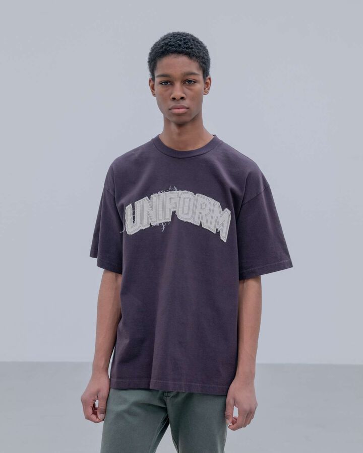 CUT-OUT LOGO TEE,BLACK, medium image number 3