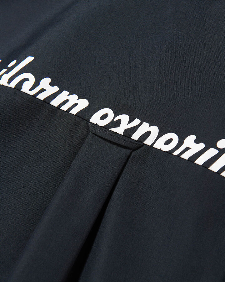 COTTON WEATHER YOKE LOGO PRINT S/S SHIRT,BLACK, medium image number 2