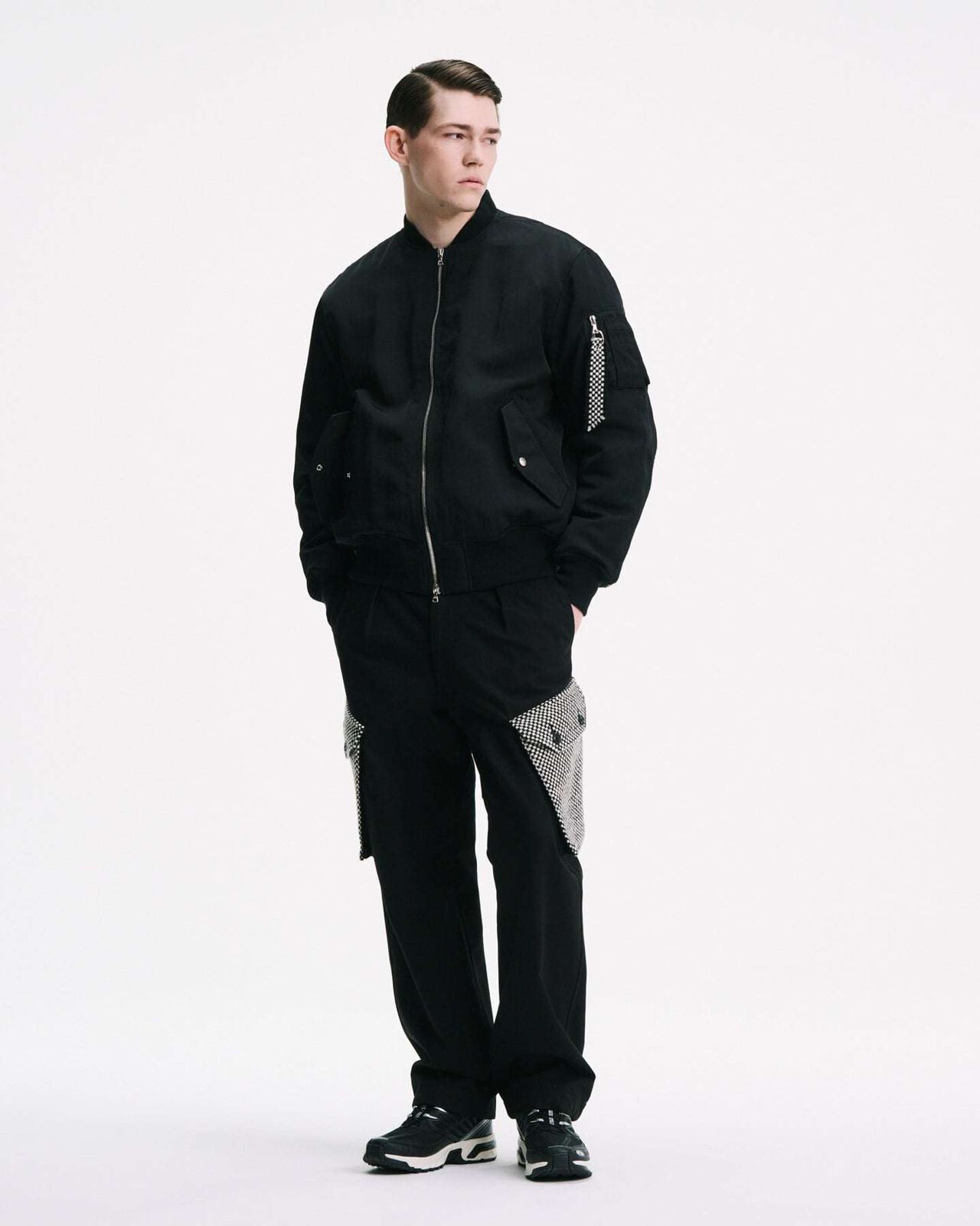 CARGO PANTS / Kvadrat Sisu,BLACK, large image number 7