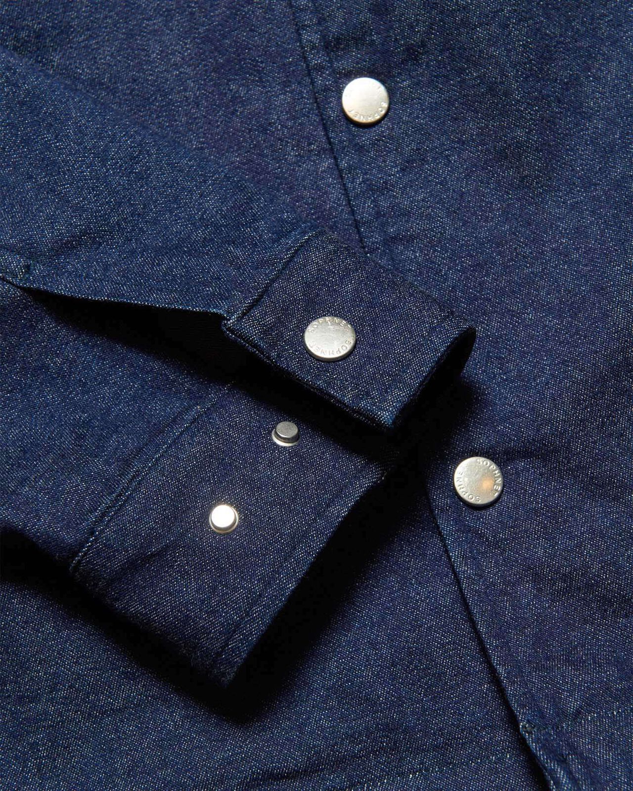 STRETCH TWILL COACH JACKET,INDIGO, large image number 4