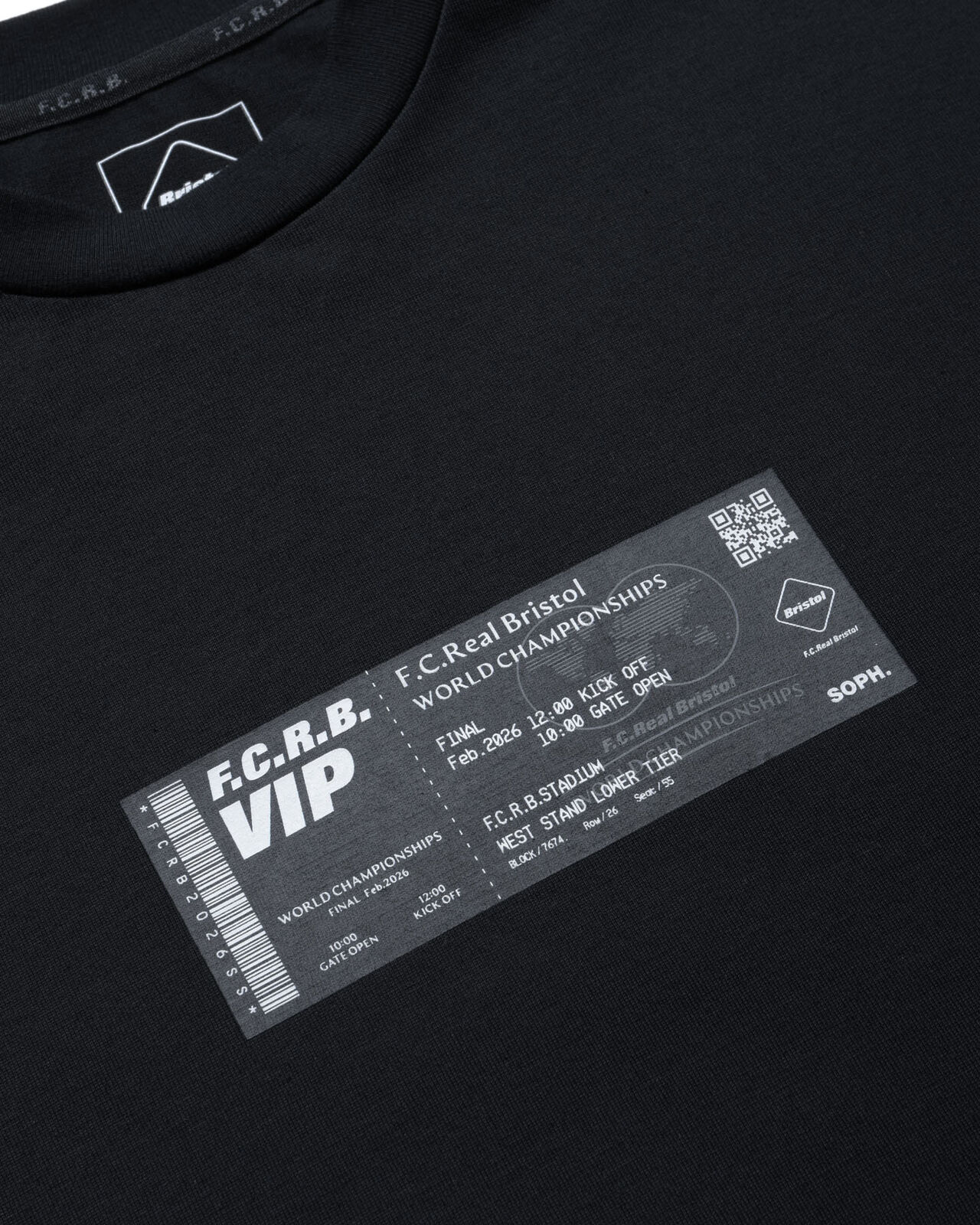 TICKET TEE,BLACK, large image number 2