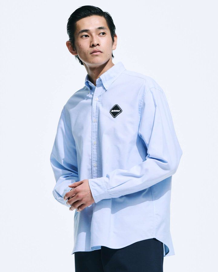 COOLMAX EMBLEM B.D SHIRT,LIGHT BLUE, medium image number 3