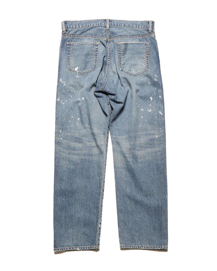 DAMAGED REGULAR-FIT JEANS,INDIGO, medium image number 1