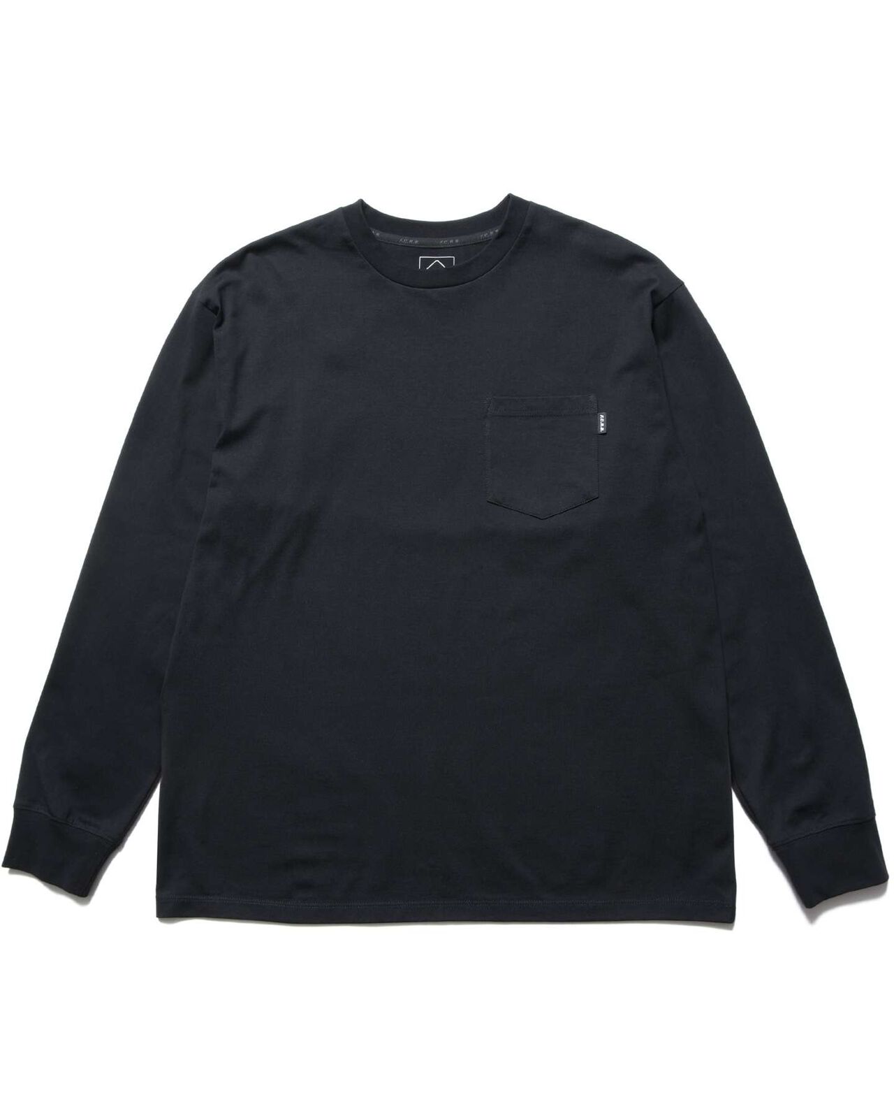 ORIGIN L/S POCKET TEE,BLACK, large image number 1