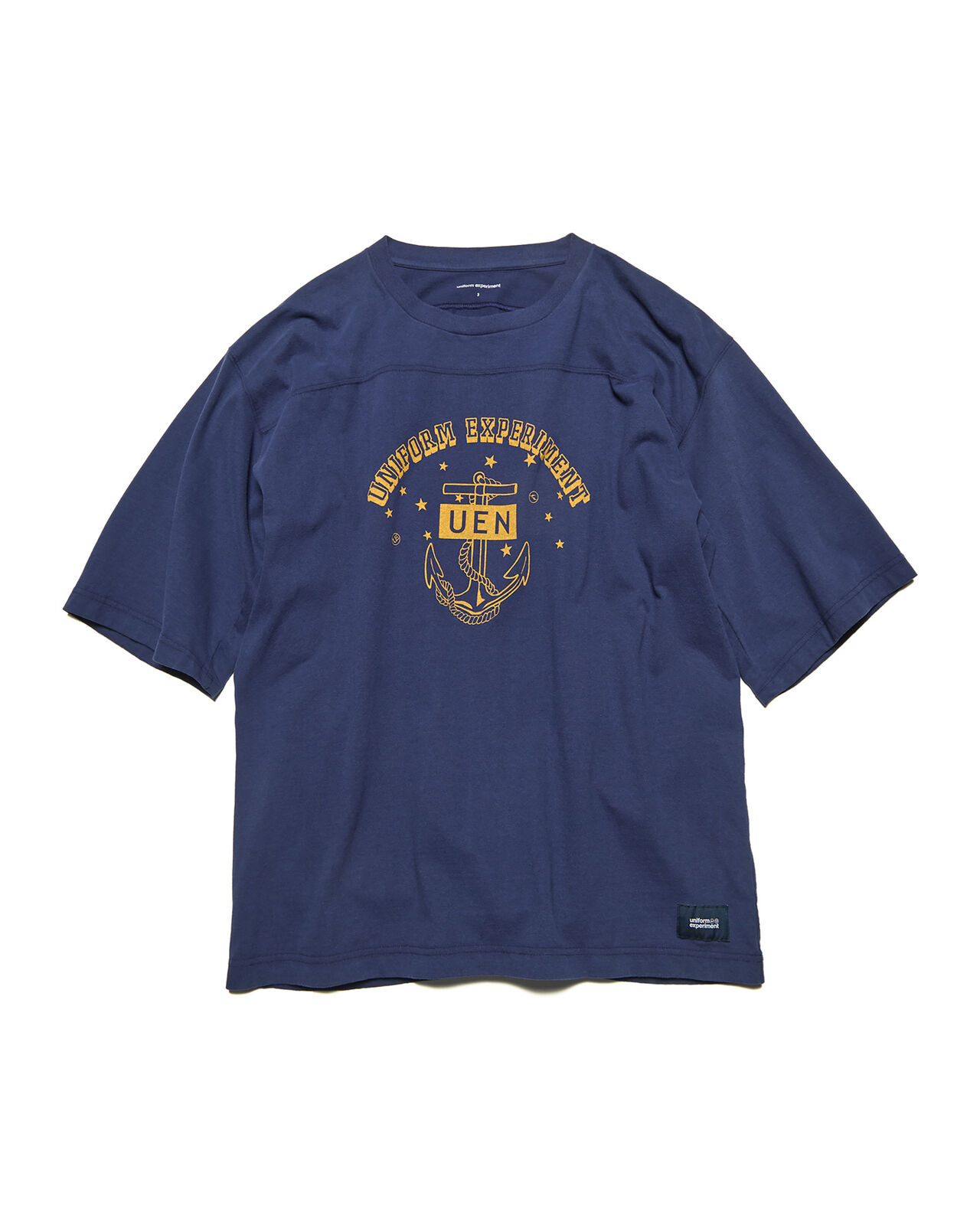 UEN FOOTBALL TEE,NAVY, large image number 0