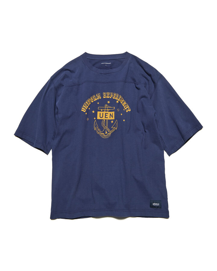 UEN FOOTBALL TEE,NAVY, medium