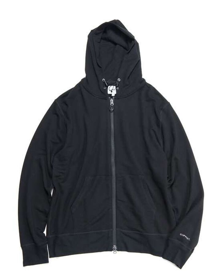 moc-T HOODIE & LONG PANTS SET,BLACK, medium image number 1