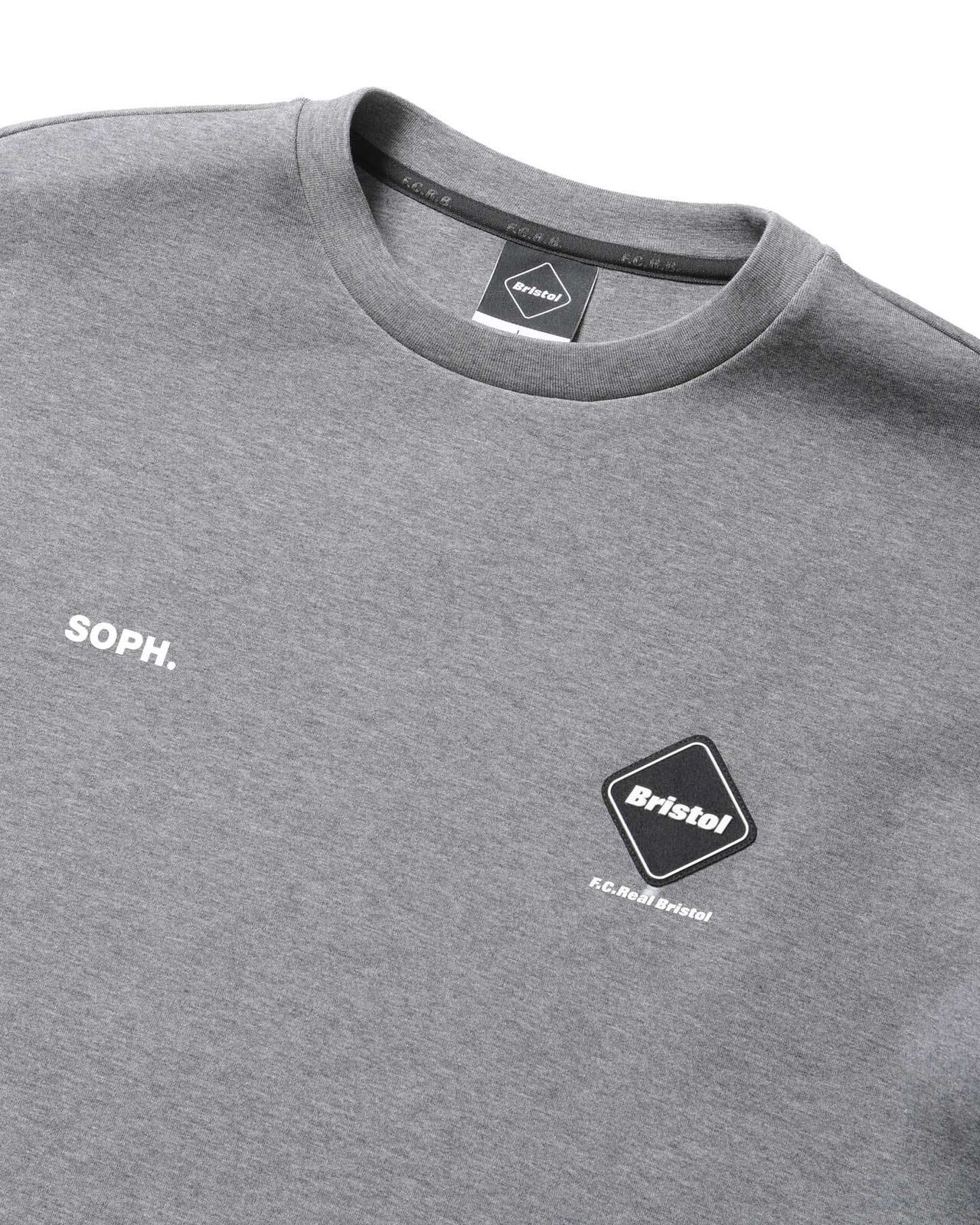 TECH SWEAT CREWNECK TOP,GRAY, large image number 2