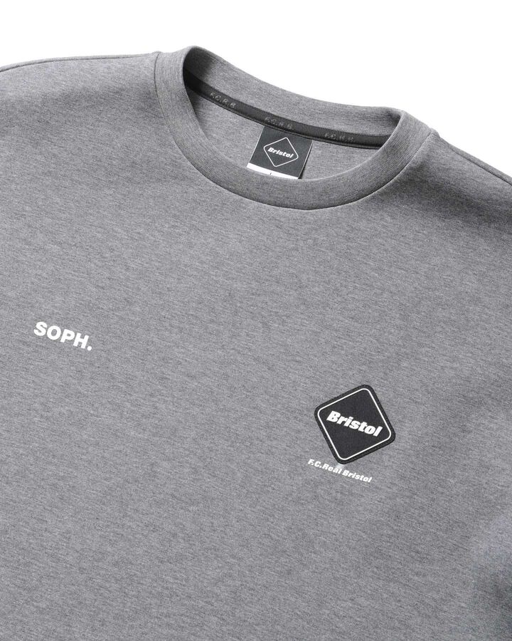 TECH SWEAT CREWNECK TOP,GRAY, medium image number 2