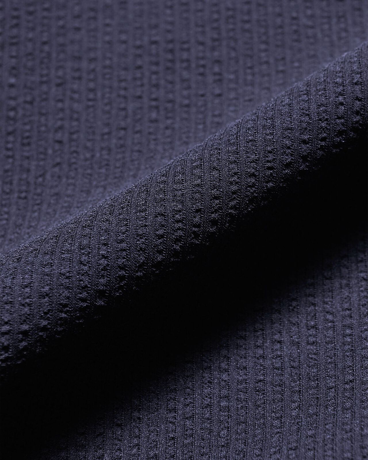 4WAY STRETCH SHIRRING SLIM-FIT SLACKS,NAVY, large image number 4