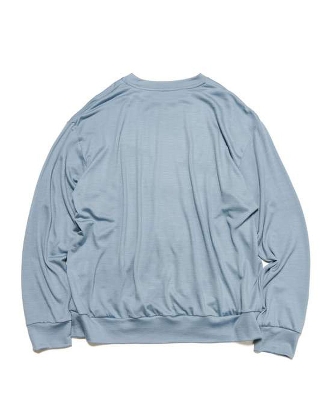 WASHABLE WOOL L/S TOP,LIGHT BLUE, large image number 1